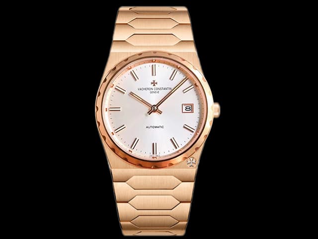 Rose Gold 37mm Overseas Historiques 222 Re-Edition 4200 9015 Steel Automatic White Dial VC-24022