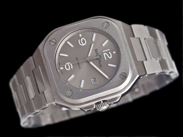 40mm BR05 Steel Automatic Grey Dial BR167