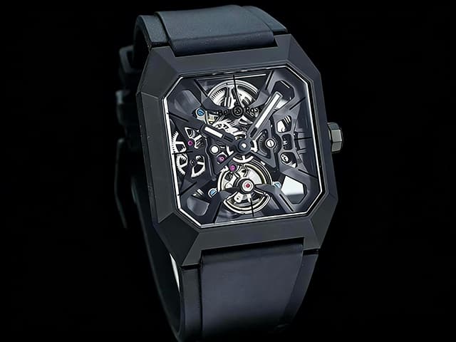 PVD 42mm BR-03 Cyber Steel Black Dial Automatic BR175