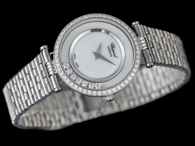 32mm Happy Sport Lady Steel Quartz White Dial Diamond CP231