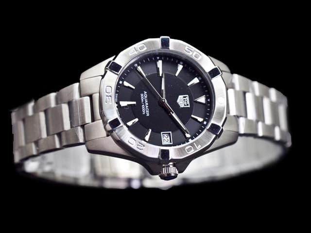 34mm Aquaracer Lady Steel Quartz Black Dial TAG818