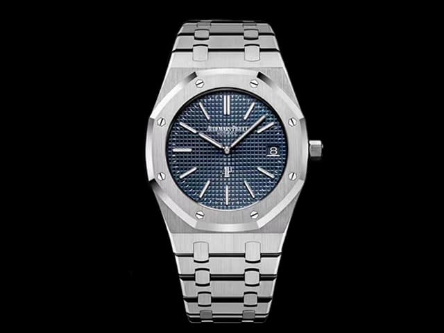 39mm Royal Oak Jumbo Extra Thin 2121 Steel 15202 Blue Dial AP-19032