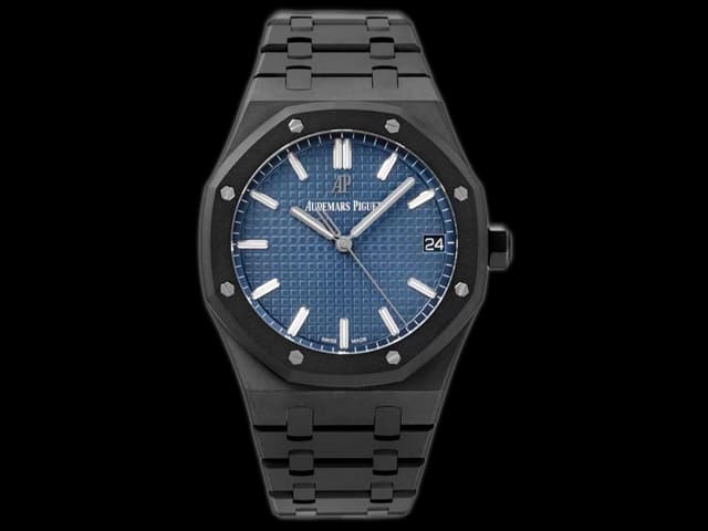 DLC 41mm Royal Oak 15500 3120 Automatic Blue Dial AP-21023