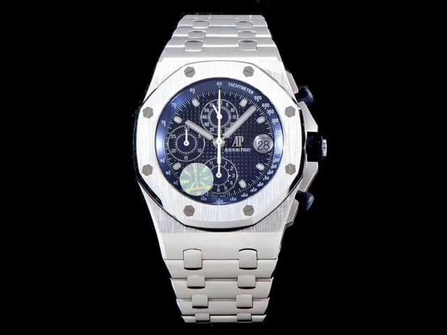 42mm Piguet Royal Oak Offshore 25th Anniversary 26237 Steel Blue Dial AP-21061