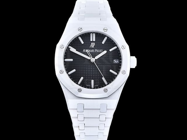 Ceramic 41mm Royal Oak 15500 4302 Black Dial AP-25022