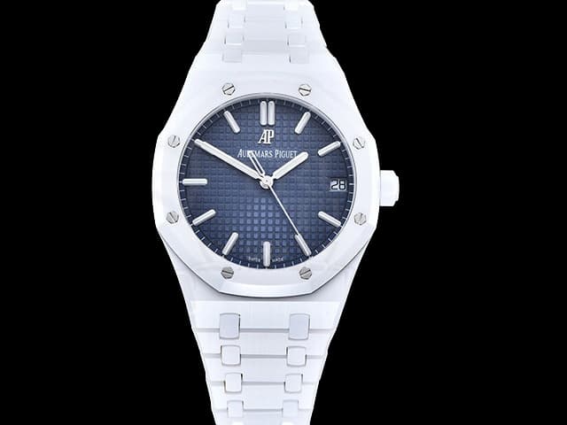Ceramic 41mm Royal Oak 15500 4302 Blue Dial AP-25023