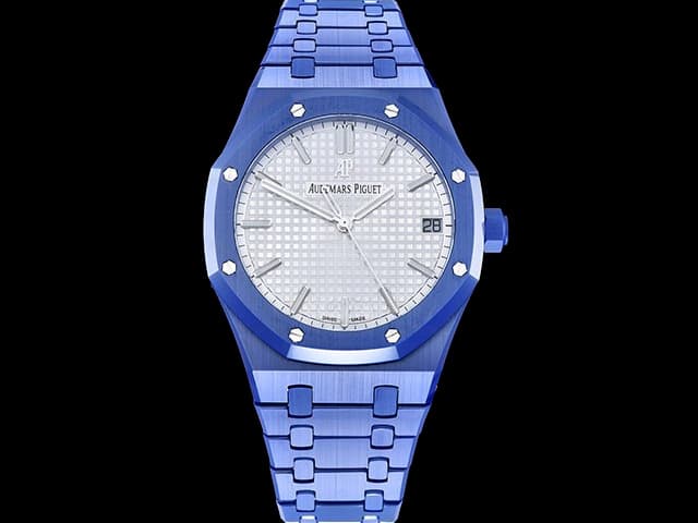 Ceramic 41mm Royal Oak 15500 4302 Silver Dial AP-25031