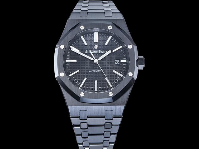 Ceramic 41mm Royal Oak 15400 3120 Black Dial AP-25051