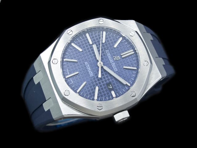 42mm Royal Oak Rubber Strap 15300 Automatic Blue Dial AP704