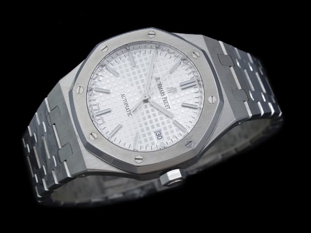 37mm Royal Oak Lady 15450 Steel Automatic White Dial AP721