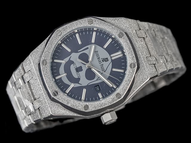 42mm Royal Oak Skull Steel Black Dial AP902