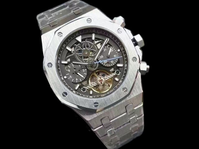 42mm Royal Oak Tourbillon 25977 Steel Grey Dial AP908