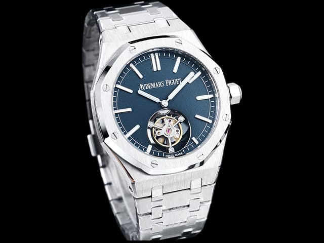 42mm Royal Oak Tourbillon 26730 Steel Blue Dial AP943