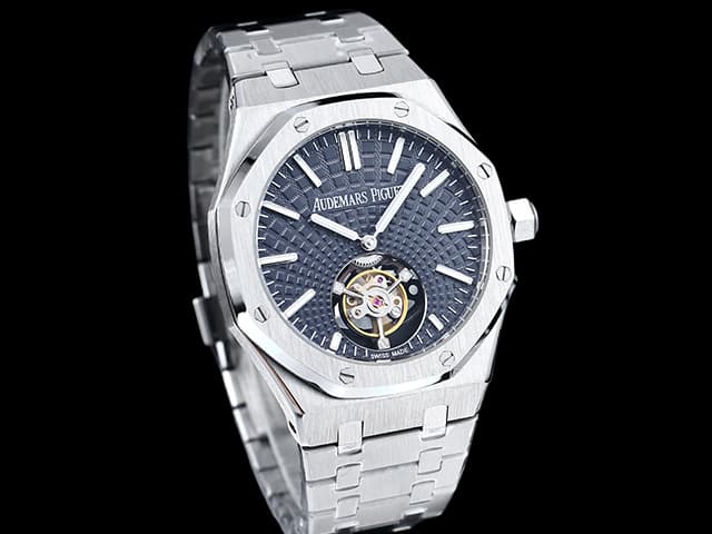 42mm Royal Oak Tourbillon Premie Limited Edition 26530 Steel Blue Dial AP952