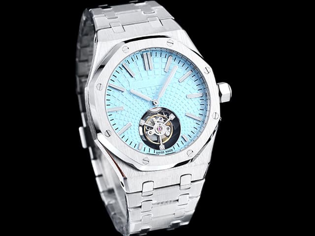42mm Royal Oak Tourbillon Premie Limited Edition 26530 Steel Ice Blue Dial AP954