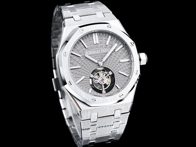 42mm Royal Oak Tourbillon Premie Limited Edition 26530 Steel Ice Grey Dial AP955
