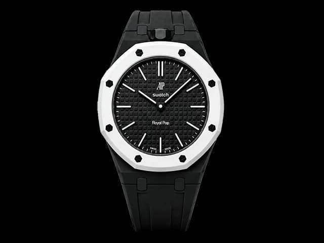 40mm Swatch Royal Pop Quartz Black Dial APS03