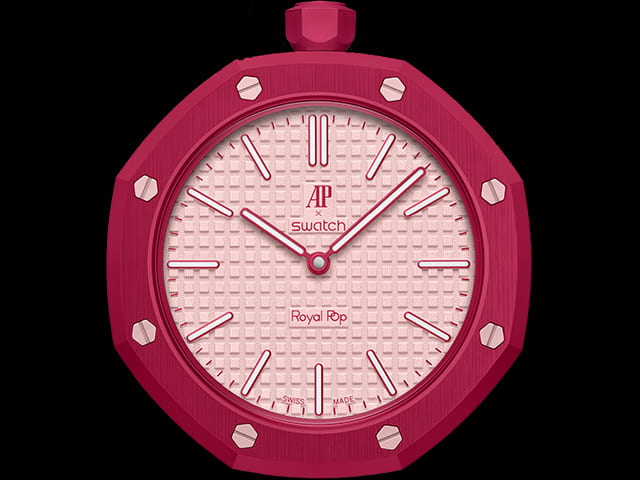 40mm Swatch Royal Pop Quartz Red Dial APS05
