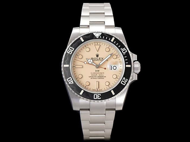 DIW 40mm Rolex Submariner 3135 Yellow Dial RL-26012