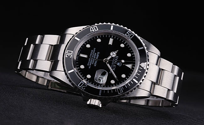 40mm Submariner 16610 Black Dial Steel RL20