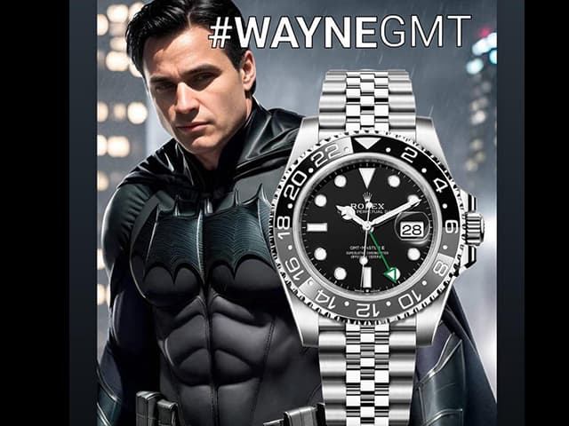 40mm GMT Master II 126720 Bruce Wayne Steel RL1122