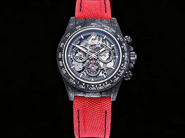 40mm Daytona 4130 DIW Forged Carbon White Skeleton RL-26065