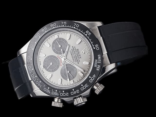 40mm Rubber Strap Daytona 126519 Grey Dial Automatic RL1182