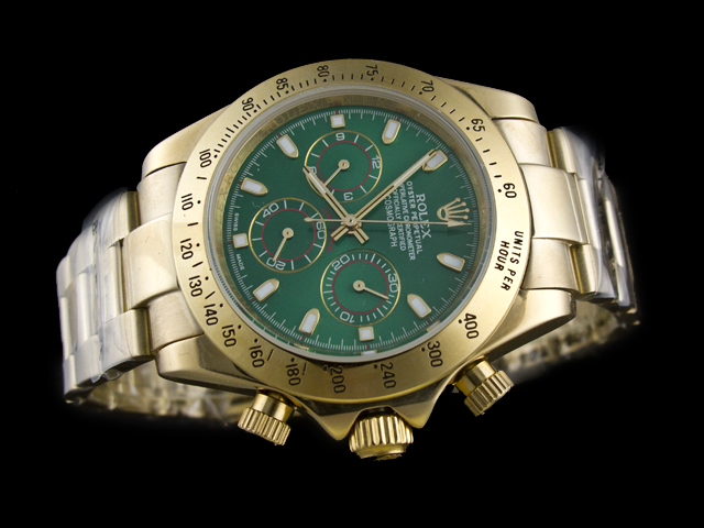 Yellow Gold 40mm Daytona 116508 Green Dial RL885