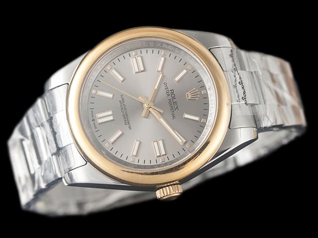 Two Tone 41mm Oyster perpetual 134303 Grey Dial Steel RL1202