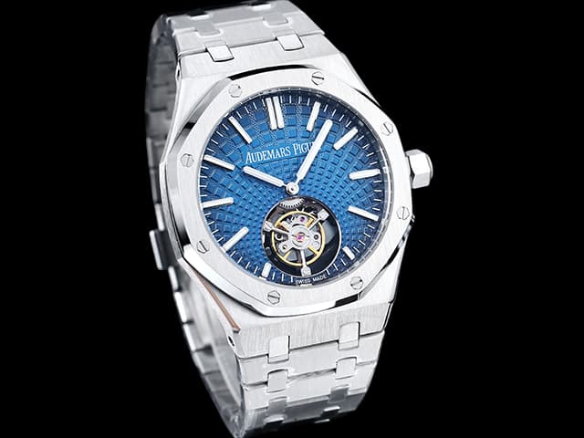 42mm Royal Oak Tourbillon Premie Limited Edition 26530 Steel Gradient Blue Dial AP953